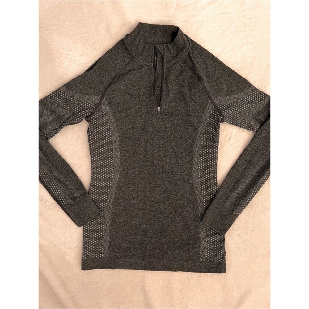 figs scrubs quarter zip salta graphite gray size XS